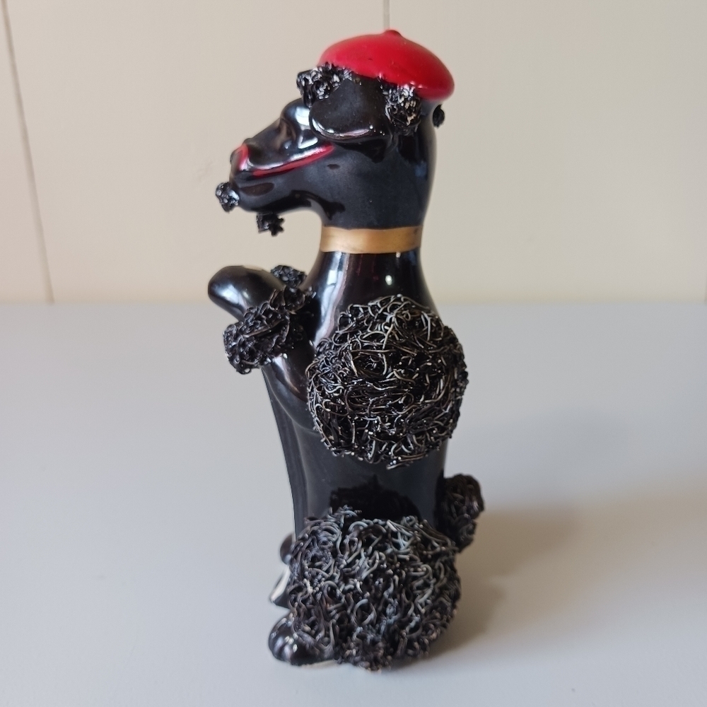 VINTAGE black spaghetti poodle - Picture 2 of 6